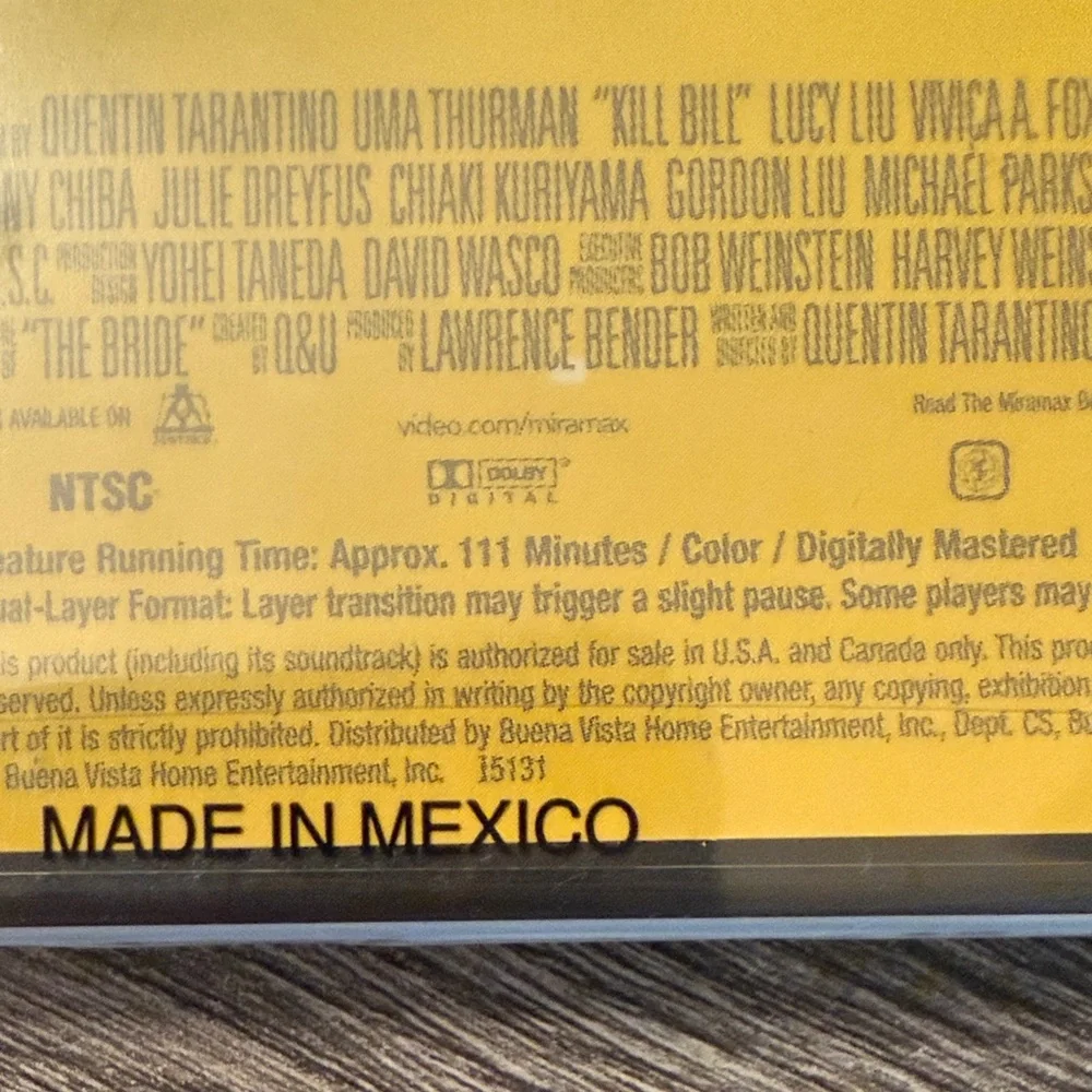 Kill Bill Volume 1 DVD / BUNDLE AND SAVE ON MOVIES - Picture 5 of 7